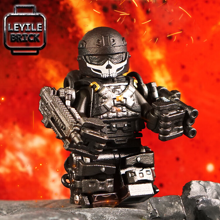 万代乐宜乐第三方人仔积木 潮玩 游戏 影视 明日边缘 外骨骼 配件包