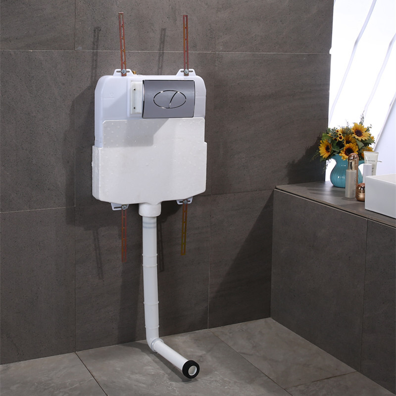 暗藏式水箱 蹲厕 暗藏水箱 隐藏式智能感应水箱蹲便器工程款嵌入墙暗