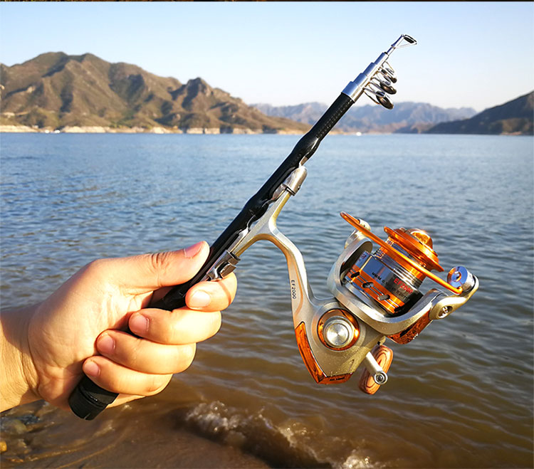 冰钓竿筏钓短节迷你矶钓杆钓鲫鱼小海竿小抛竿可伸缩便携式钓鱼竿 1.