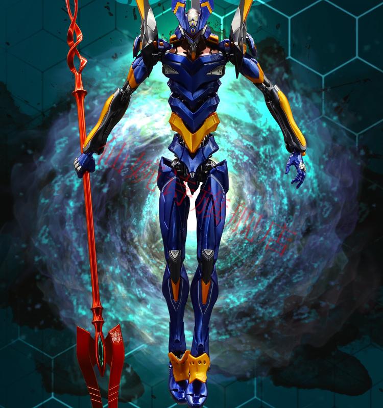 万代金属色rg 6 六号机 渚薰黑色 eva新世纪福音战士拼装模型 金属色