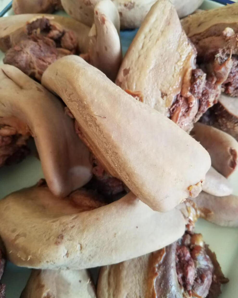 新鲜卤煮驴舌头驴口条五香驴舌头驴杂驴头肉驴肉 五香口条一斤(韵达)