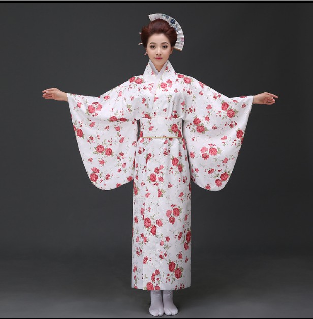 日本女士传统正装长款和服写表演演出舞台日式古装服饰日本高中校服皇