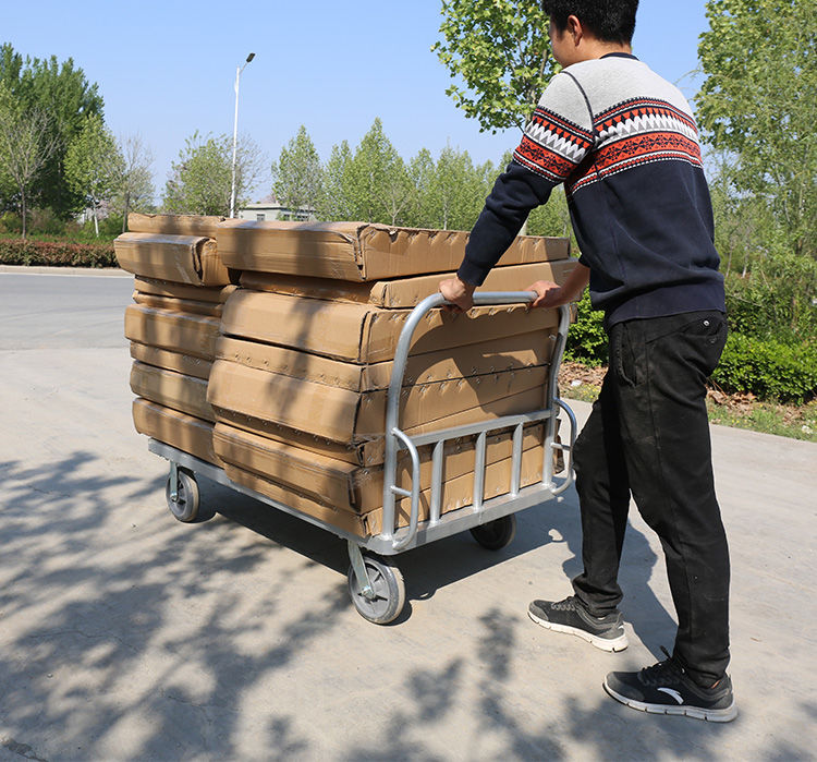 平板折叠手推车加厚钢板平板车推货车折叠拖车手推车加固大号拉货车