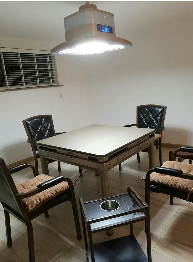 凡洋棋牌室茶楼麻将机实用茶水架加高铁麻将机小茶几茶水台烟灰缸茶水