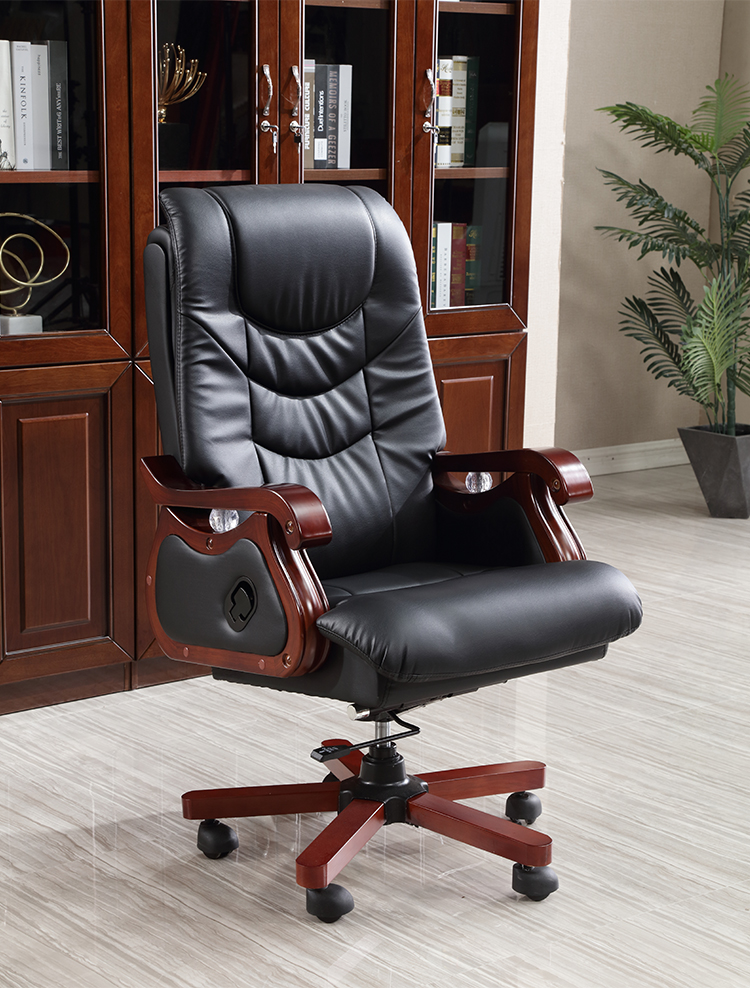 老板椅电脑椅家用办公椅舒适久坐可躺椅可升降班台椅办公套系组合a椅