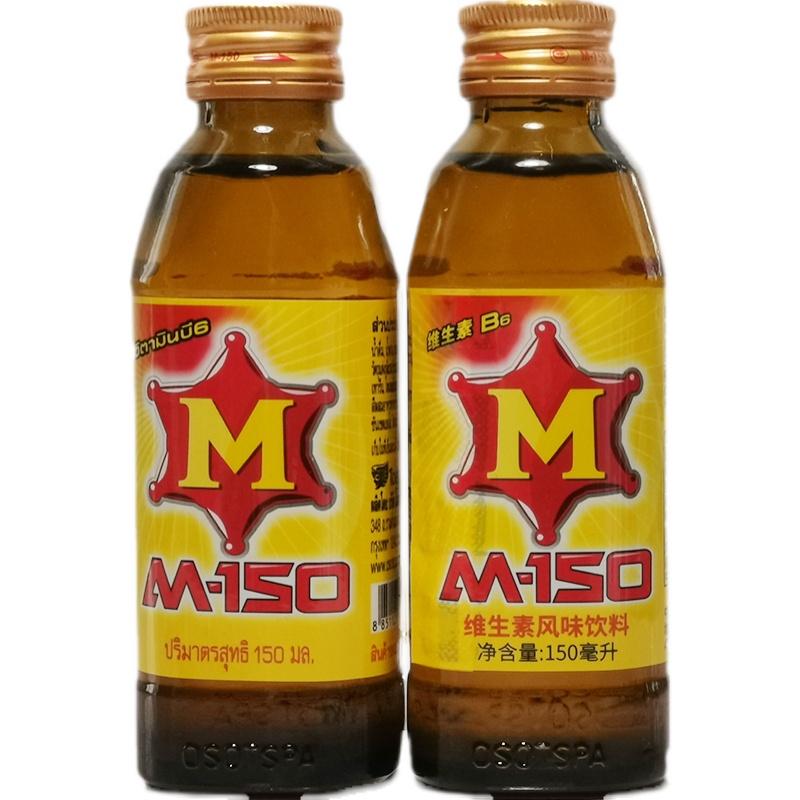 泰国m150维生素功能饮料加强红牛磺酸上班开车运动m-150ww 30瓶(150ml