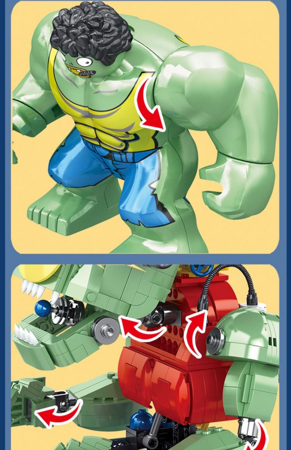 乐··高(le·go)植物大战僵尸2积木小颗粒拼插积木玩具全套大boss