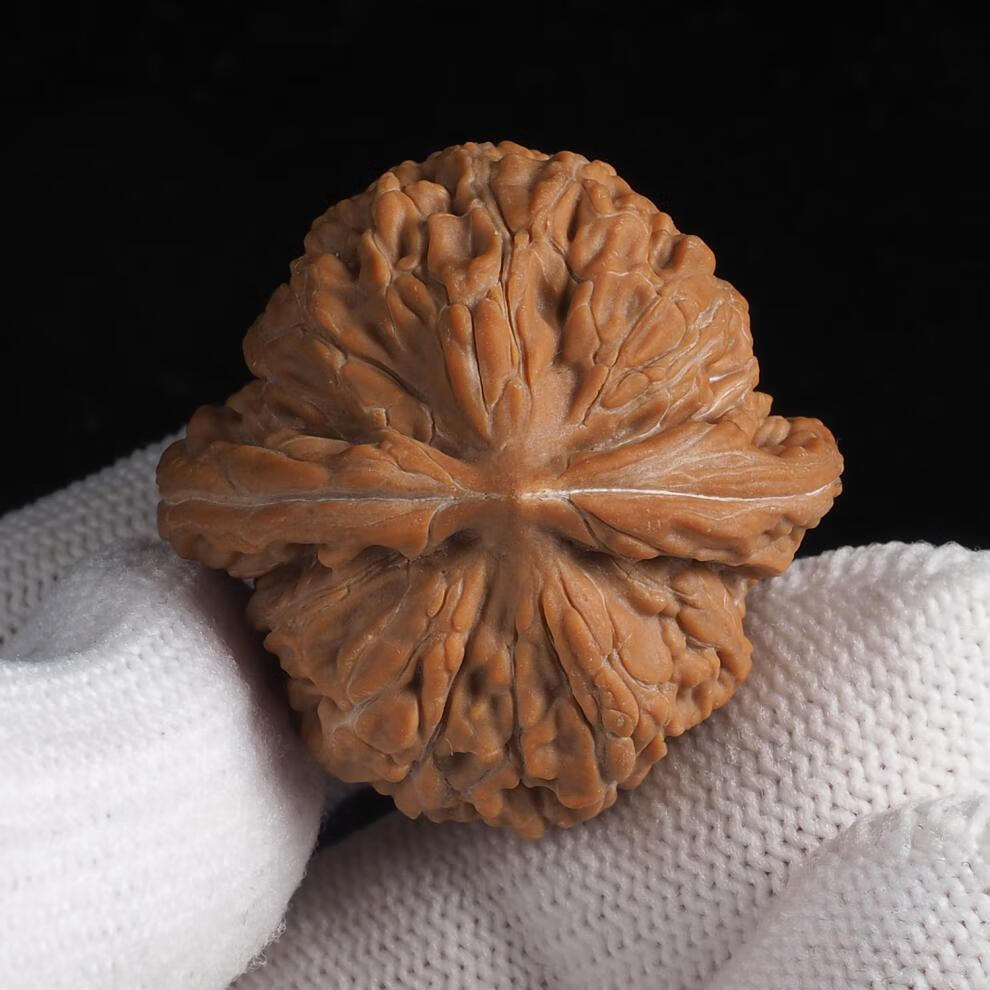 檀福匠文玩核桃四座楼狮子头平谷山地果野文玩核桃手把件麻核桃古玩35