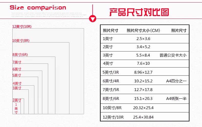 拍立得照片尺寸大小图片