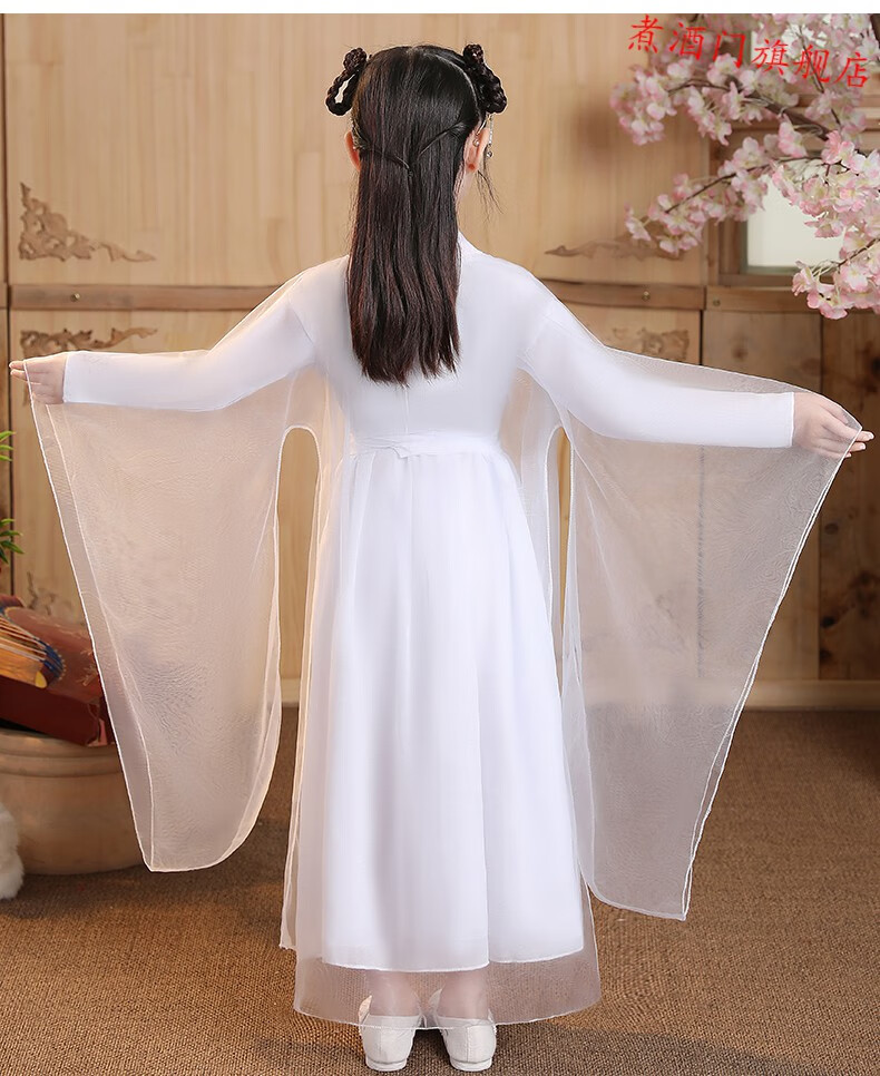 特价捡漏迪士尼disney同款白娘子舞蹈服汉服女童青城山下白素贞古装