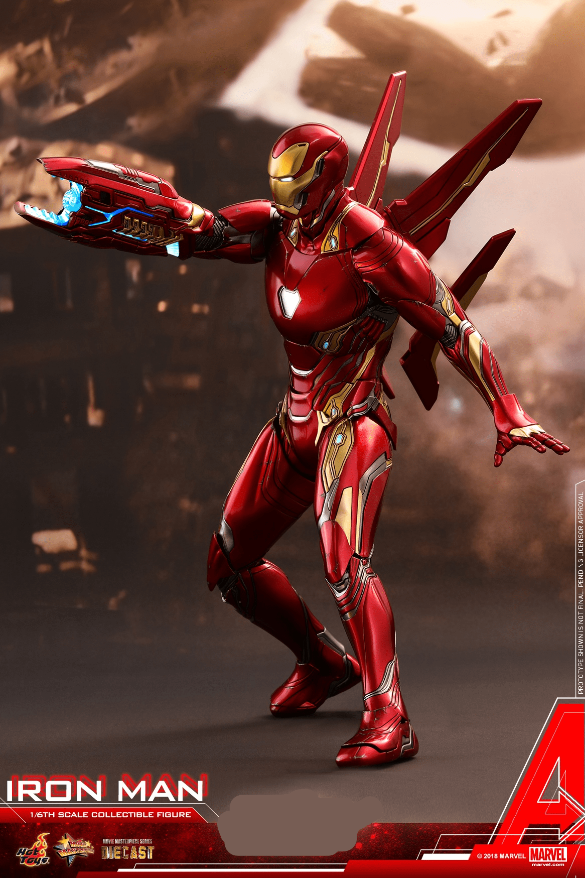 hottoys钢铁侠mk50全新 hottoys ht d23 复仇者联盟3 钢铁侠 mk50