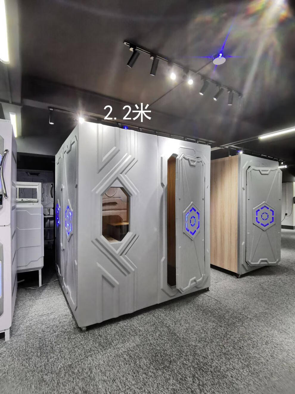 太空舱胶囊床睡眠床胶囊床隔音房网红直播间电话亭隔离房机场盒子m 2.