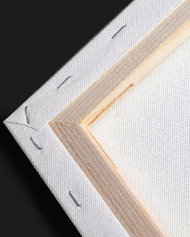 轩弘油画布40*40马利棉布油画框木框带画布初学者油画丙烯绘画专用小