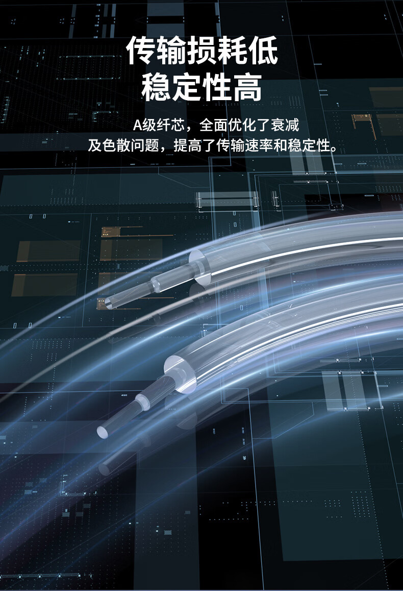 隐形光纤线室内光纤皮线透明光纤线隐藏成品光缆usb/网线/光猫光 45m