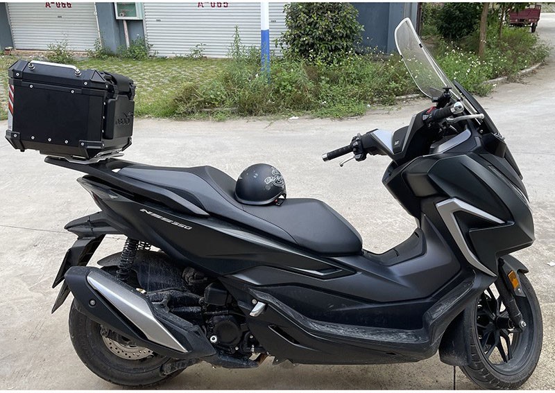 适用于本田佛沙nss350一体式铝合金后尾货架forza350尾箱架尾翼改装