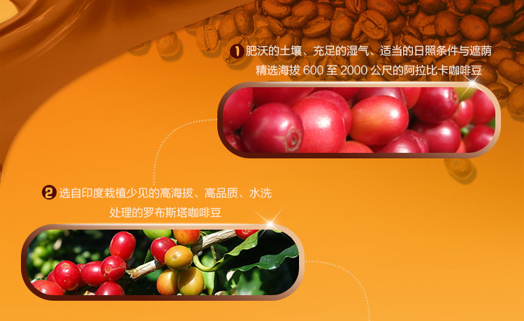 京闪配送进口马来西亚益昌老街即溶咖啡1000g速溶咖啡20g50条冲饮