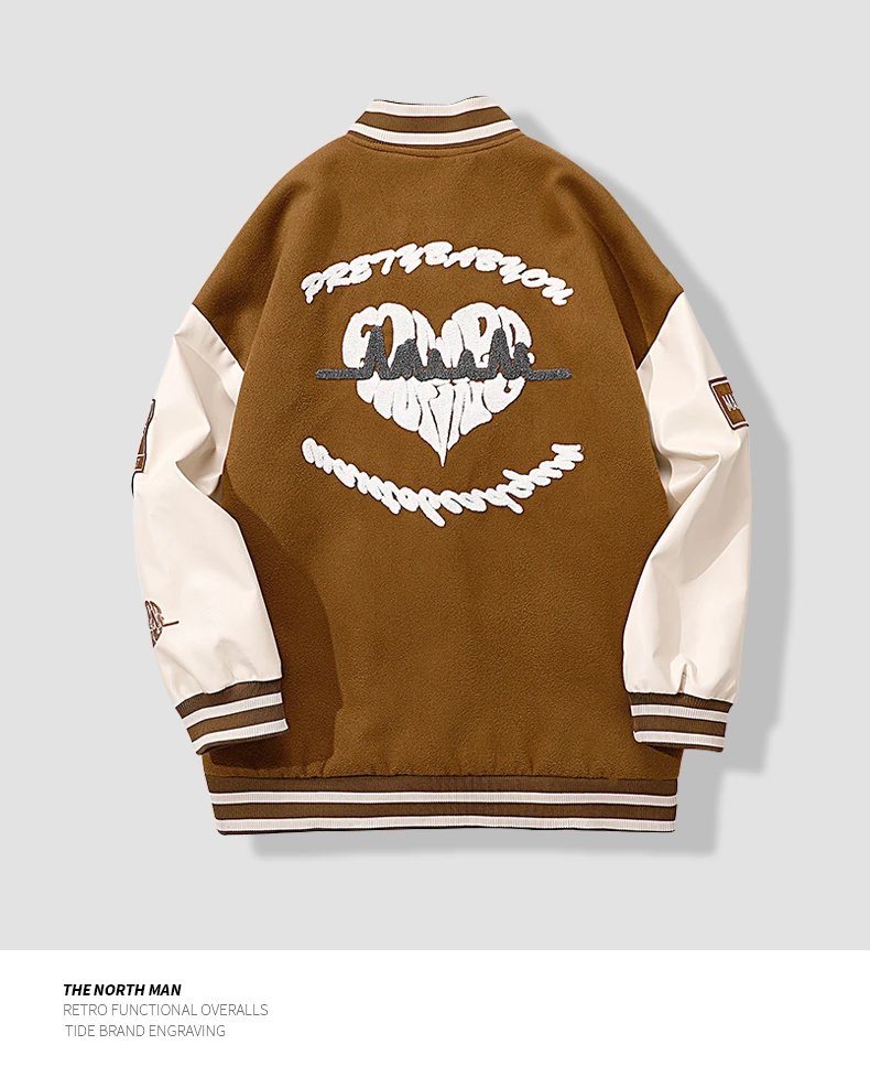 北面(the north face)奥特莱斯刺绣棒球服情侣外套 绿色 s()【图片