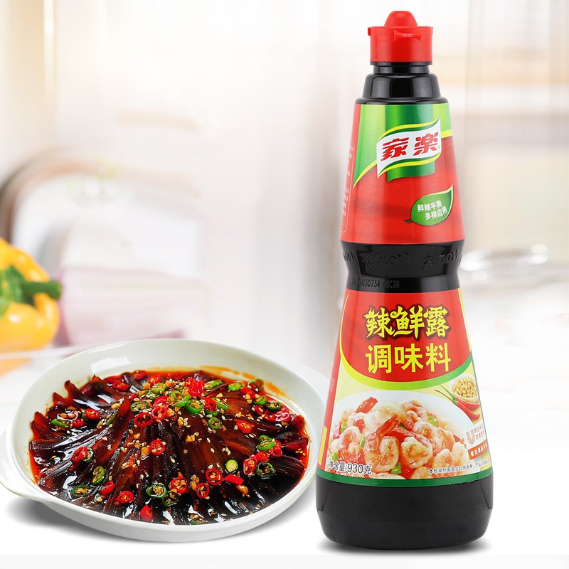 家乐鲜麻辣鲜露家乐辣鲜露930g6瓶辣鲜露酸辣麻辣鲜露烹饪蘸食家用