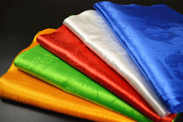 京选好物二十条五彩五色哈达蒙古族藏族佛教礼仪用品蓝色17m28cm七夕