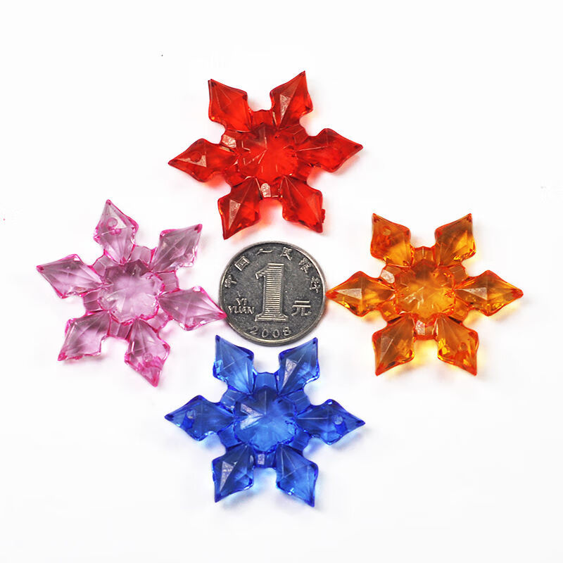 超大号亚克力雪花宝石玩具儿童幼儿园小孩子抓水晶六一儿童节礼物中