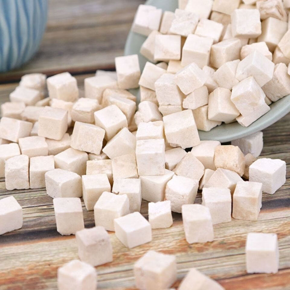 茯苓中药材野生无硫白茯苓块丁食用膏伏苓粉云南云苓茯苓500克泡水