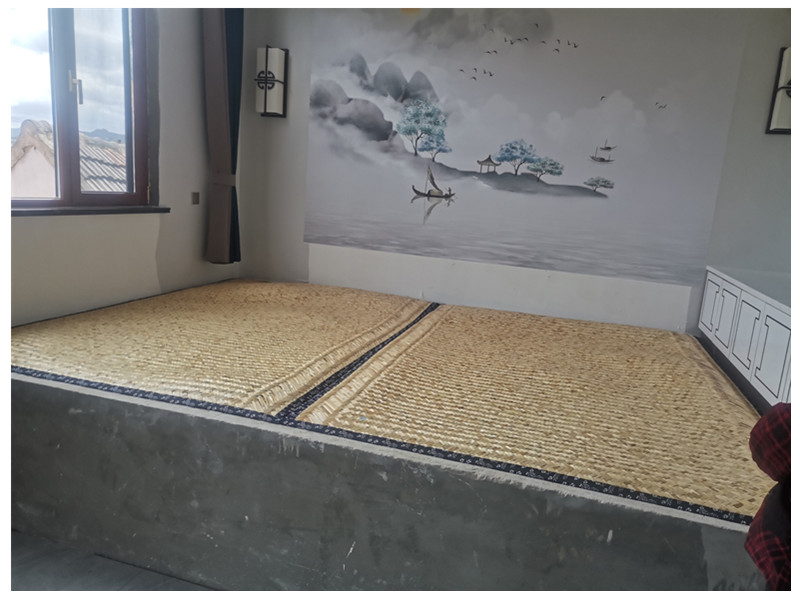 农村炕席 炕席家用农村土东北火炕席榻榻米耐高温天然芦苇席编织老式