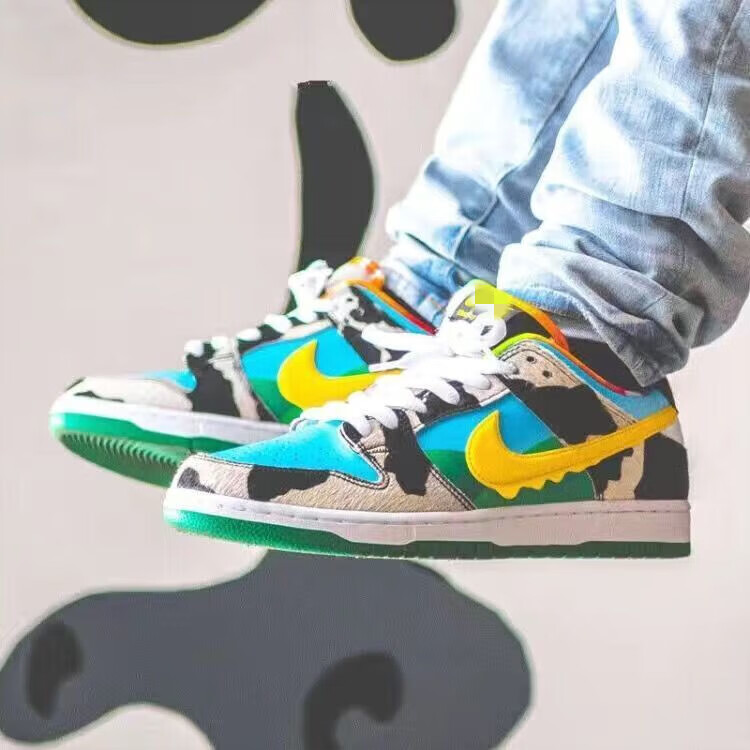 dunk sb联名aj_x0003_1男鞋运动空军一号男女鞋低帮休闲滑板鞋 橙色 3