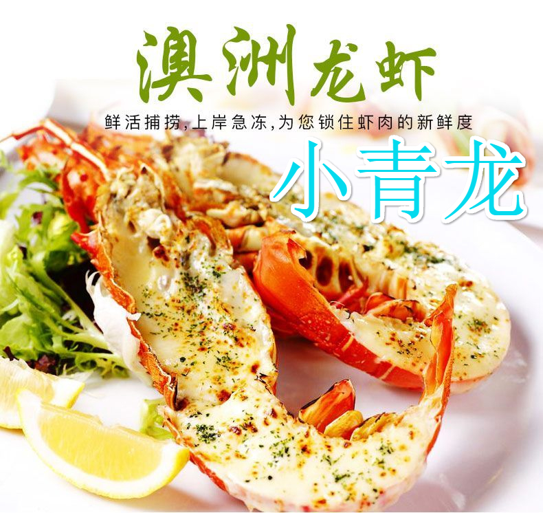 愚港青龙澳洲大龙虾小青龙小蜜蜂澳龙花龙彩虹龙虾高端海鲜礼品500g
