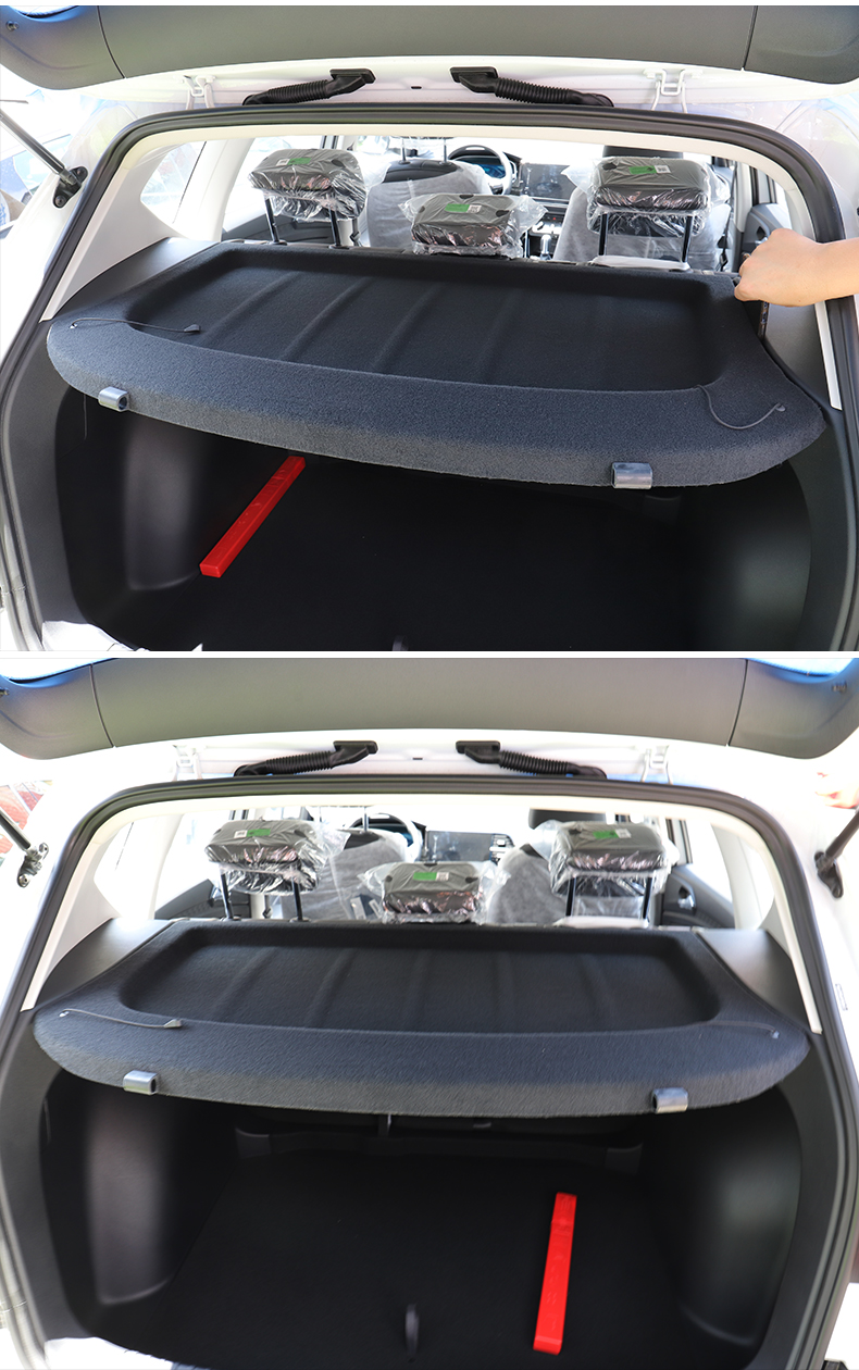 尾箱隔物板适用捷达vs5后备箱vs5后遮物帘置物板中间内饰改装挡板隔板