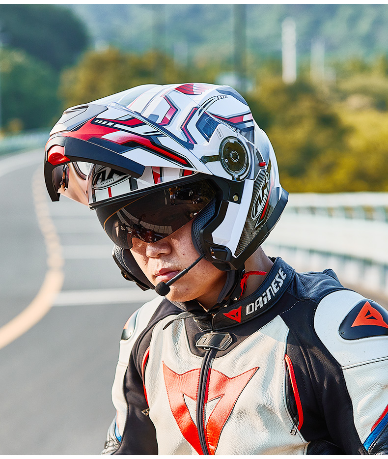 【官方旗舰】新款ak艾凯揭面盔电动摩托车头盔冬保暖全盔男女四季带