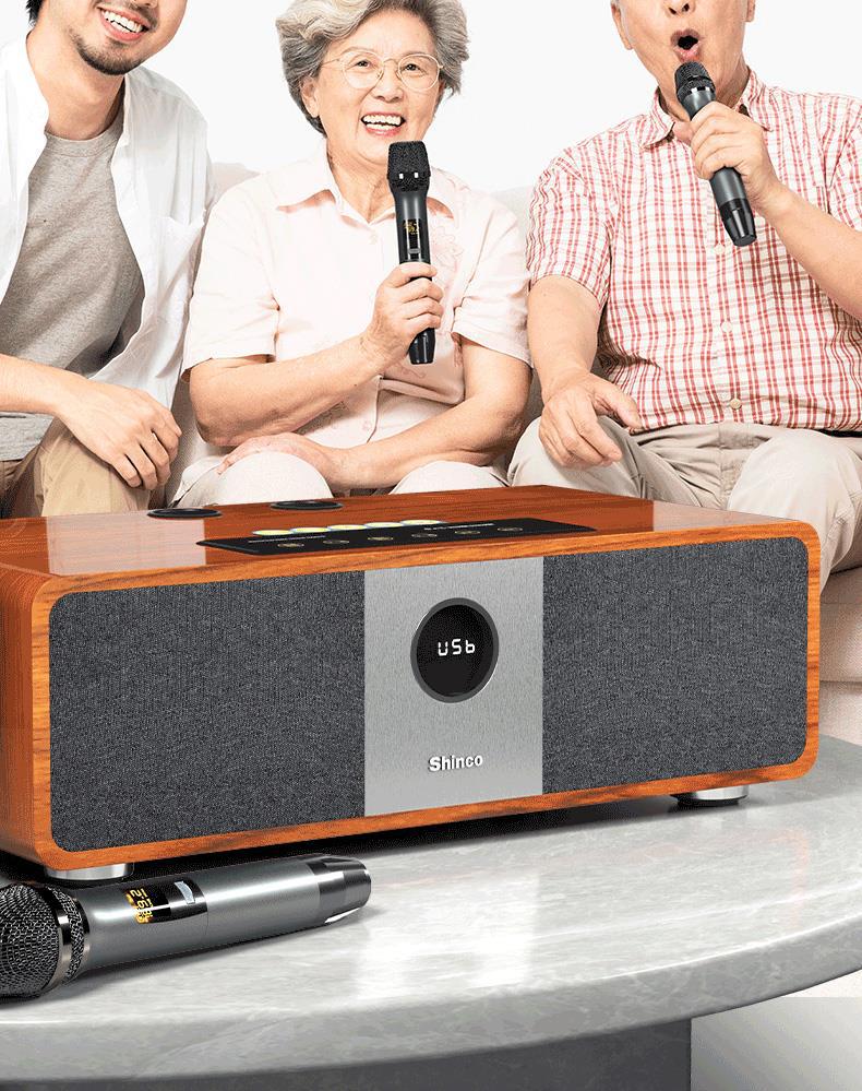 新科(shinco)新科tv3916家庭ktv音响套装全套实木大音量会议室音箱