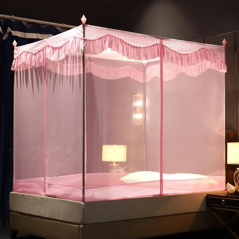 2/1.8防蚊方顶蒙古包加厚支架防摔 玉色 蚊帐挂钩一个(单拍不发)