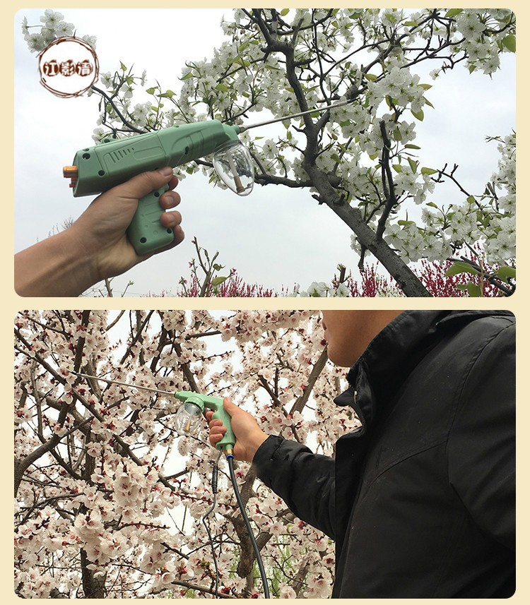 果树电动授粉机授粉器猕猴桃电动授粉器苹果梨点花器花粉授粉 三代