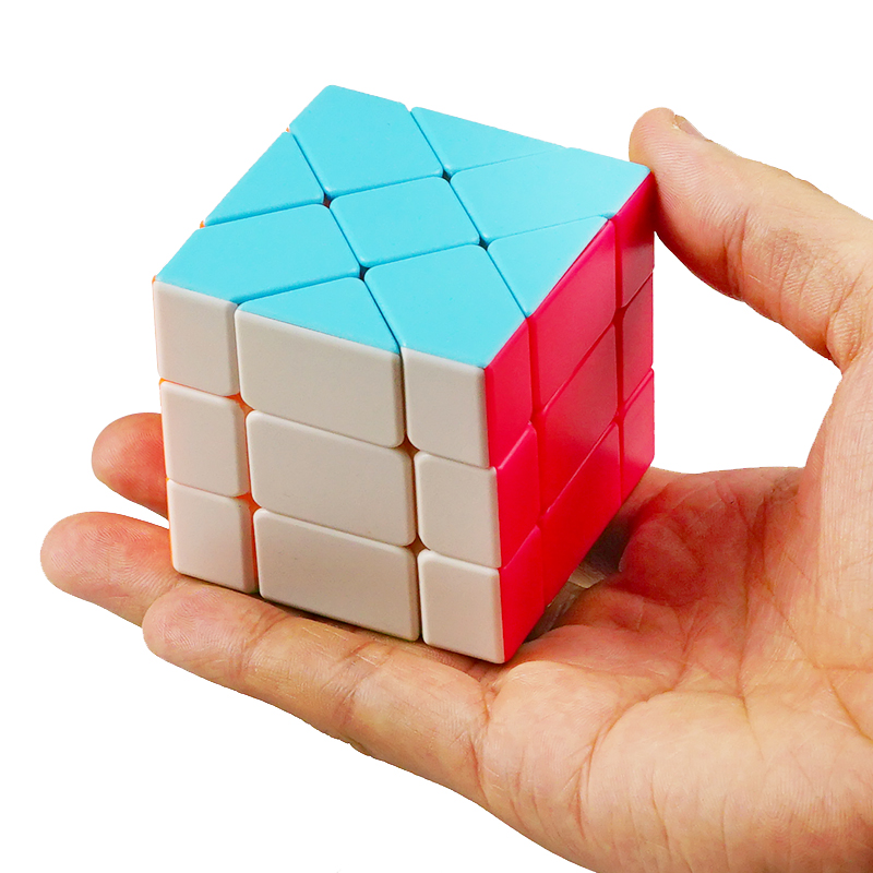 圣手移棱魔方 三阶变体异型顺滑异形魔方玩具 儿童彩色 圣手移棱魔方