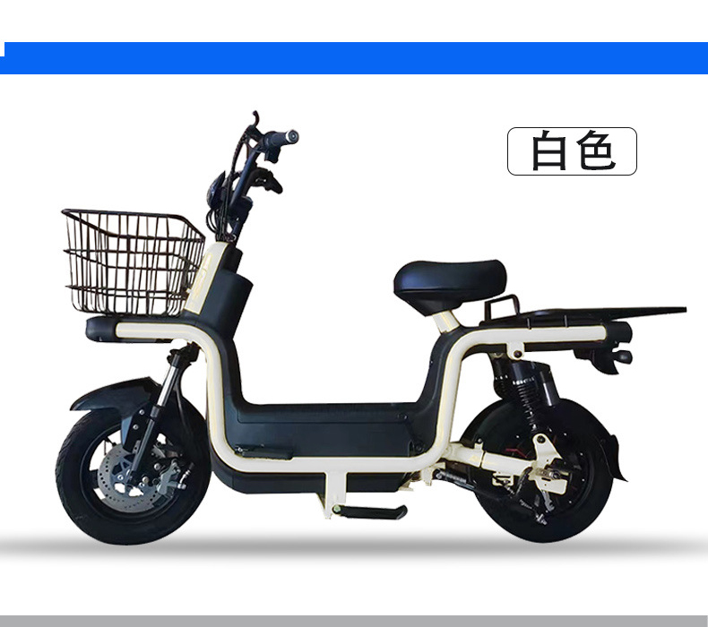 外卖电动车小马u1电瓶车自行车上牌长跑王送餐快递送货 裸车(48-通用)