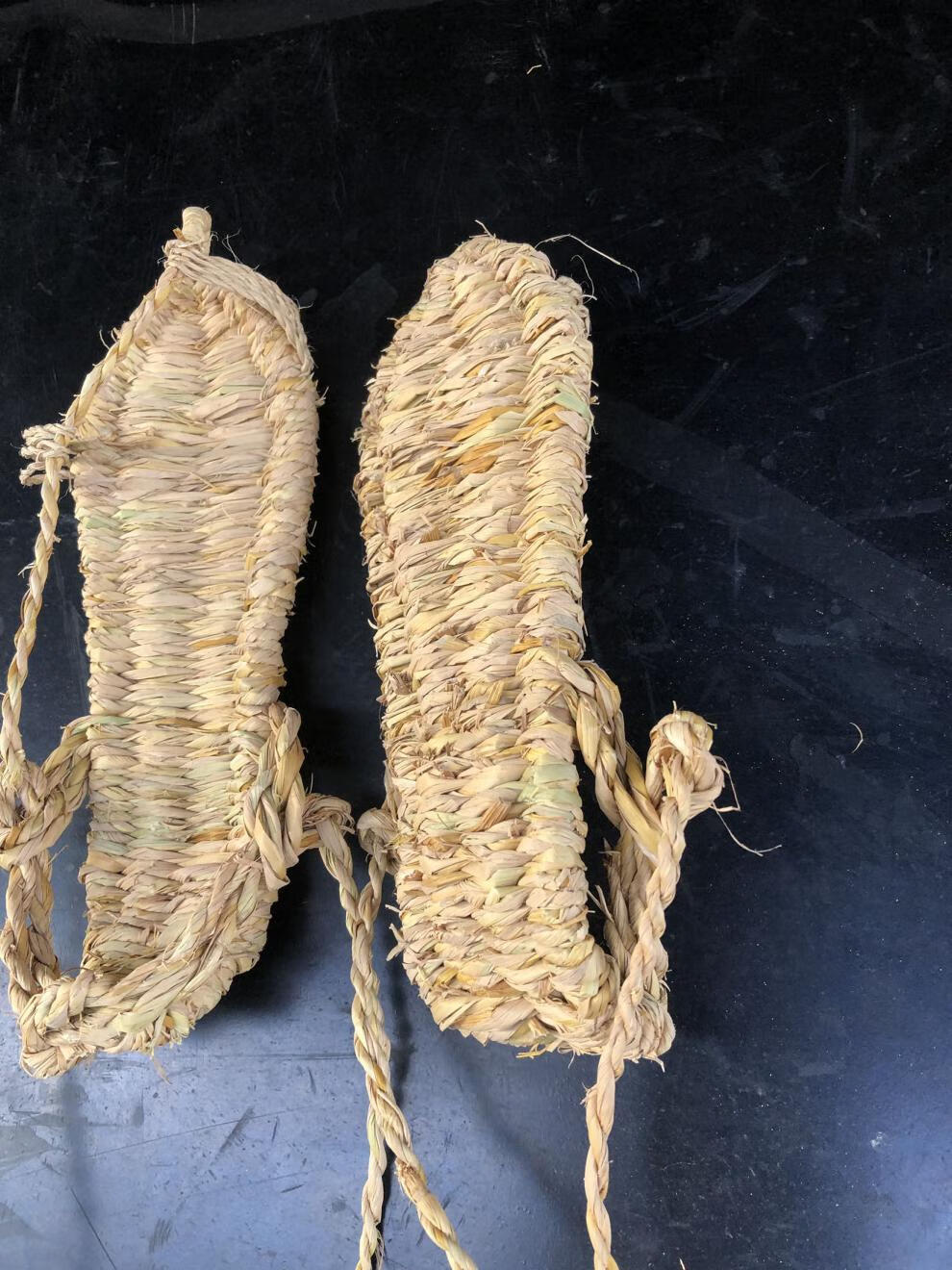 品牌捡漏价 稻草纯草手工草编织鞋拖鞋雪地防滑演出道具舞蹈长征草鞋