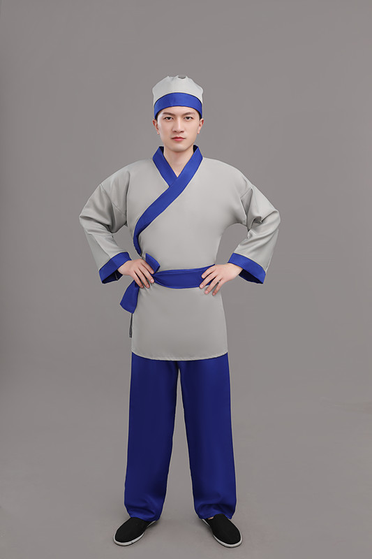 古代店小二服装成人古装汉服话剧家丁佣人茶楼酒店跑堂工作演出服