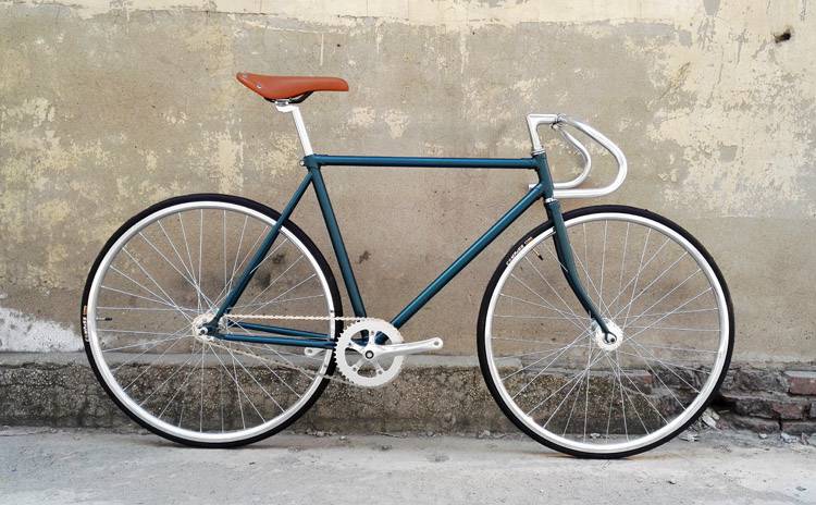 细轮胎自行车 mettler/梅勒 复古死飞自行车 男女款倒骑刹学生变速