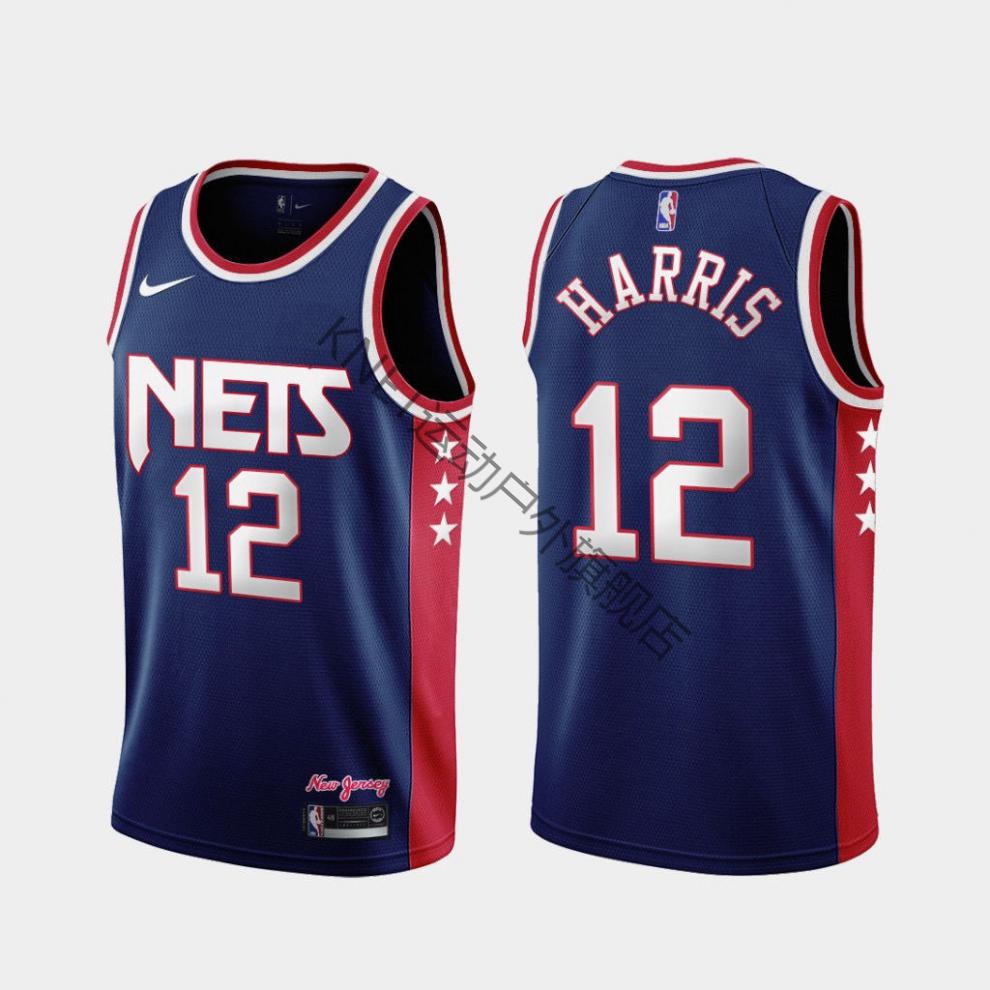 滕15讯体15育nba杜兰特篮网球衣2022-22赛季深蓝色球迷版球服热压