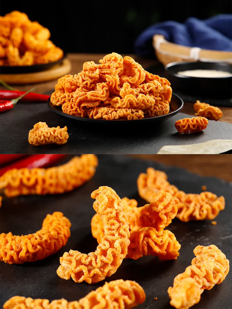 辈儿香八爪烧童年怀旧麻辣味小零食品吃货解馋休闲小吃 麻辣12包 酱爆