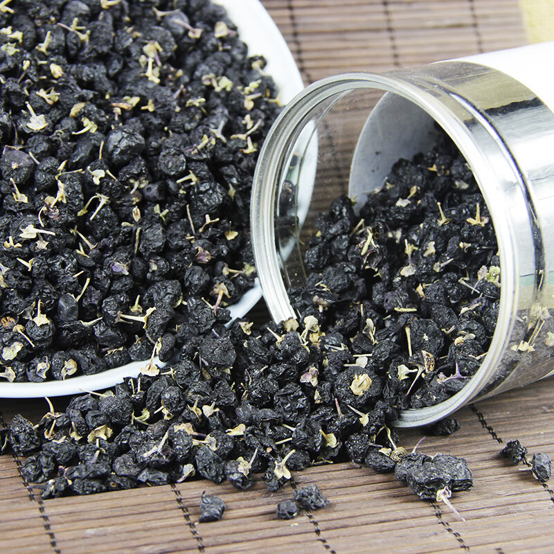 枸杞子青海黑枸杞250克罐装黑果枸杞散装100克罐装枸杞 250克罐装中粒