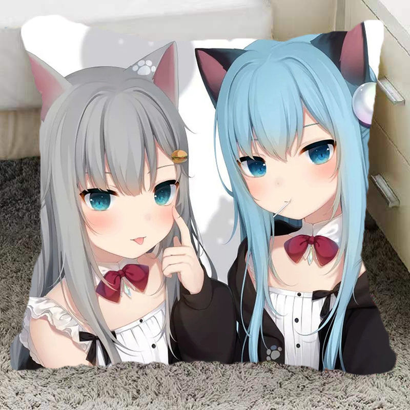 二次元抱枕成人等身猫羽雫动漫周边同款可爱诱惑枕套送男女生日礼物污
