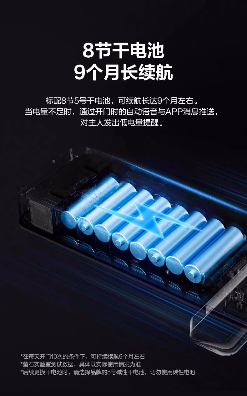 萤石指纹锁DL20F
