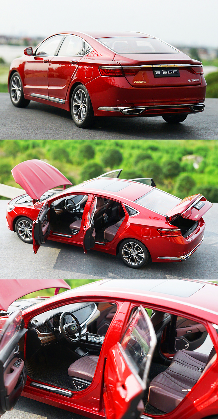 1:18原厂吉利博瑞ge车模geely 合金仿真汽车模型 晶钻白【图片 价格