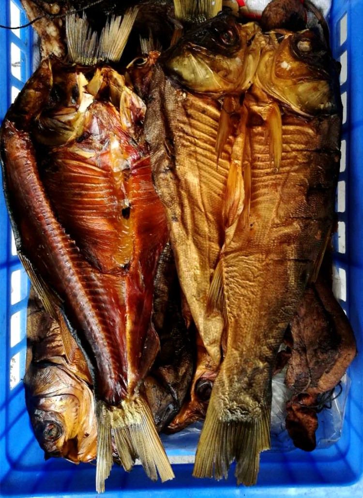 省长沙县北山镇罗姐腊鲢鱼整条 约250 特产农家风味烟熏腊鱼干鱼熏鱼