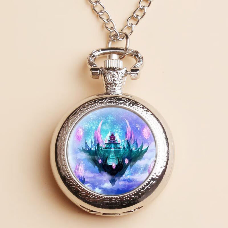 时间公主的怀表 梦精灵叶罗丽时间公主怀表时希公主项链翻盖怀表冰