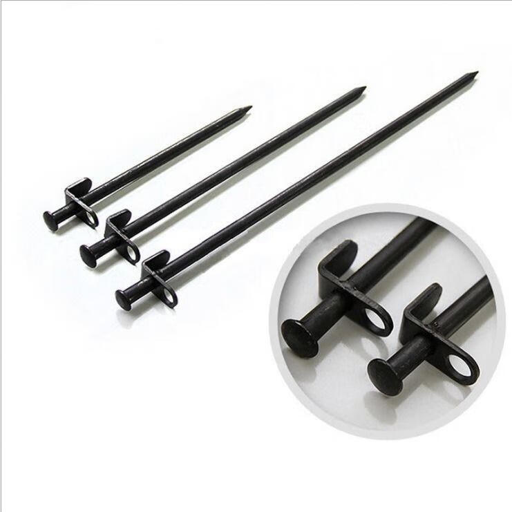 森意 天幕地钉户外野营地钉杆不弯曲钢制天幕地席露营钉加粗加长hxm