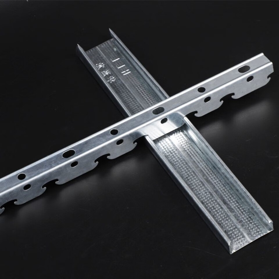 轻钢龙骨吊顶全套材料天花卡式主骨集成方通不锈龙骨架 吊顶32卡龙骨3