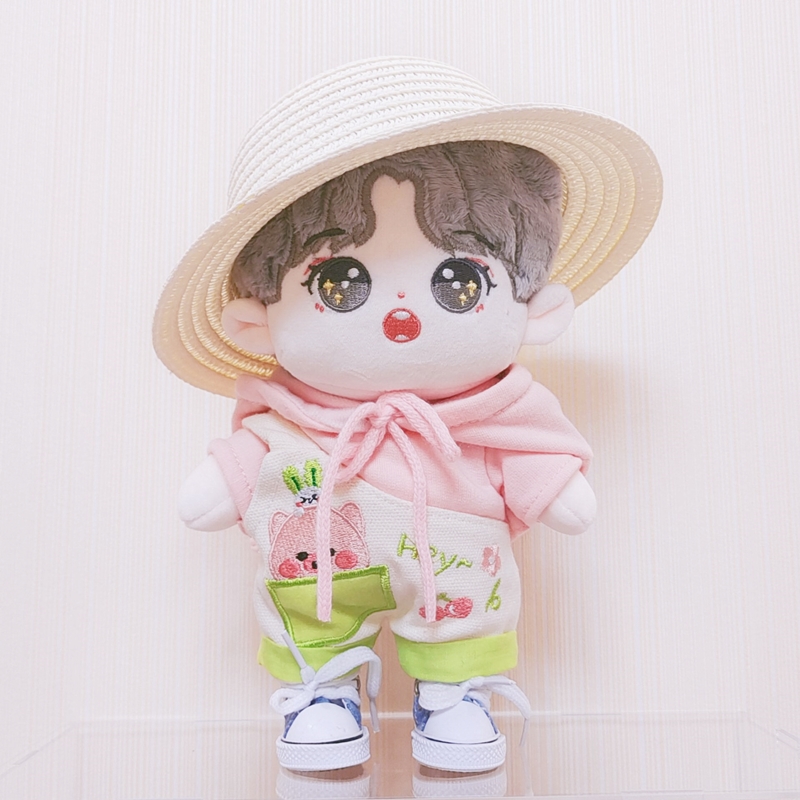 蔡徐坤玩偶现货蔡徐坤娃娃公仔20cm蔡小葵毛绒人形玩偶国产出生证冉易