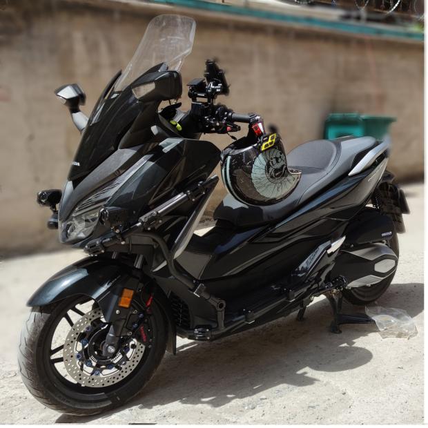 2021款本田佛沙nss350改装护杠保险杠原车孔位安装无损安装护杠b银色